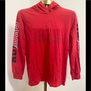 Awesome Adidas long sleeve cotton hoodie!